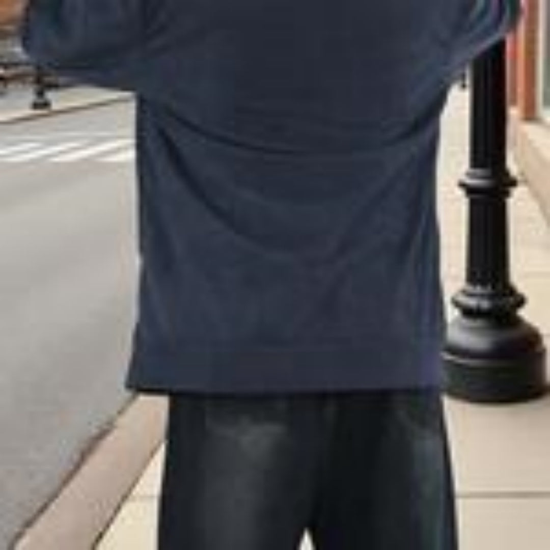 European And American Sizes Jacquard Round Neck Hoodie For Men And Women