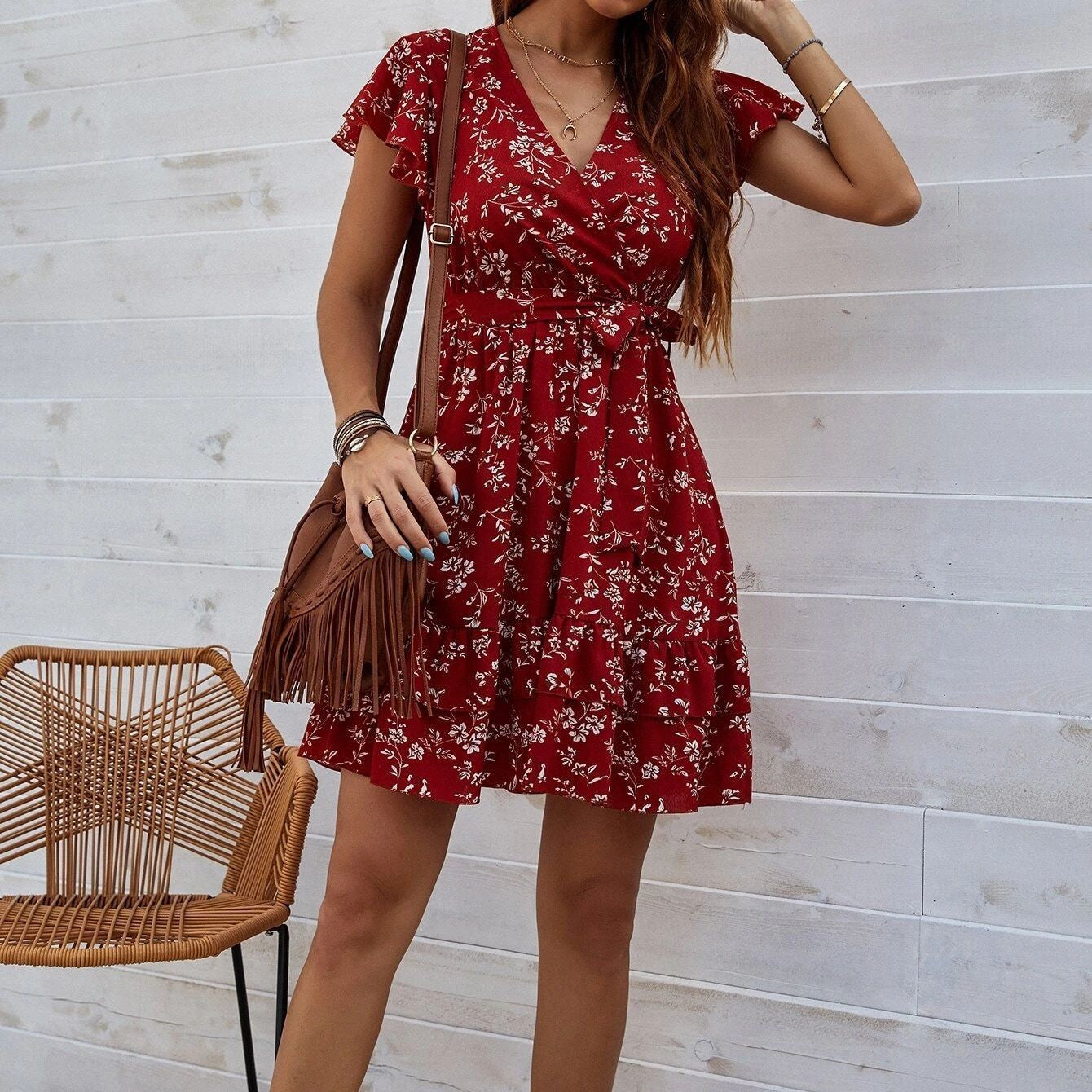 Ladies Printed Dress