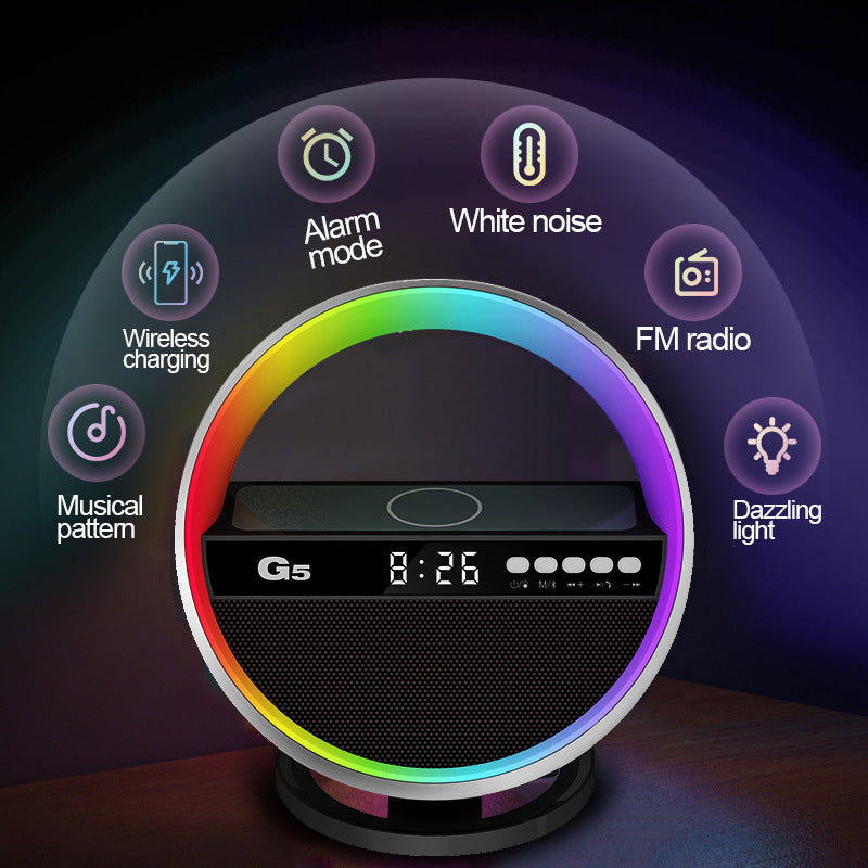 Multifunction RGB Night Light Wireless Charger
