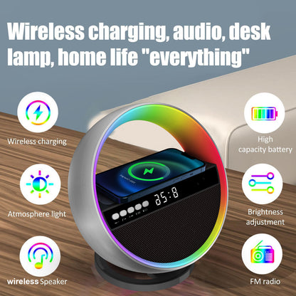 Multifunction RGB Night Light Wireless Charger